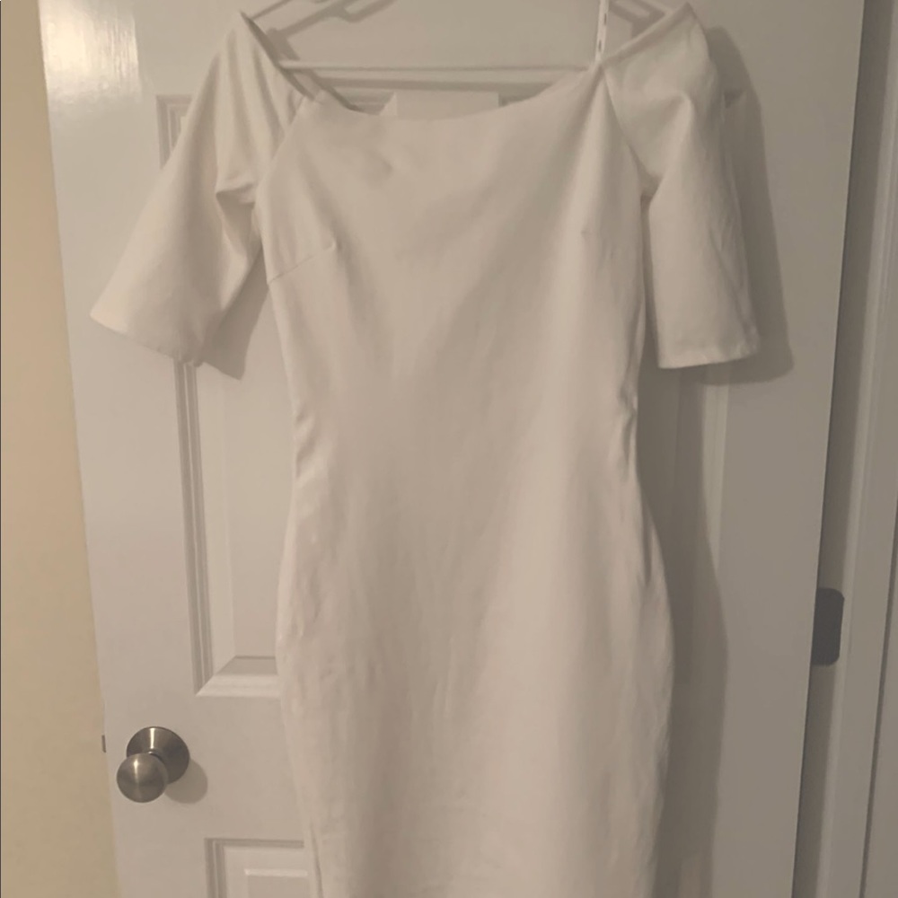 White Off the shoulder dress